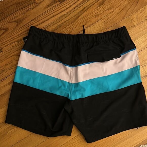 O’Neill striped Smash up Volley swim trunks size XXL NEW - Picture 4 of 7
